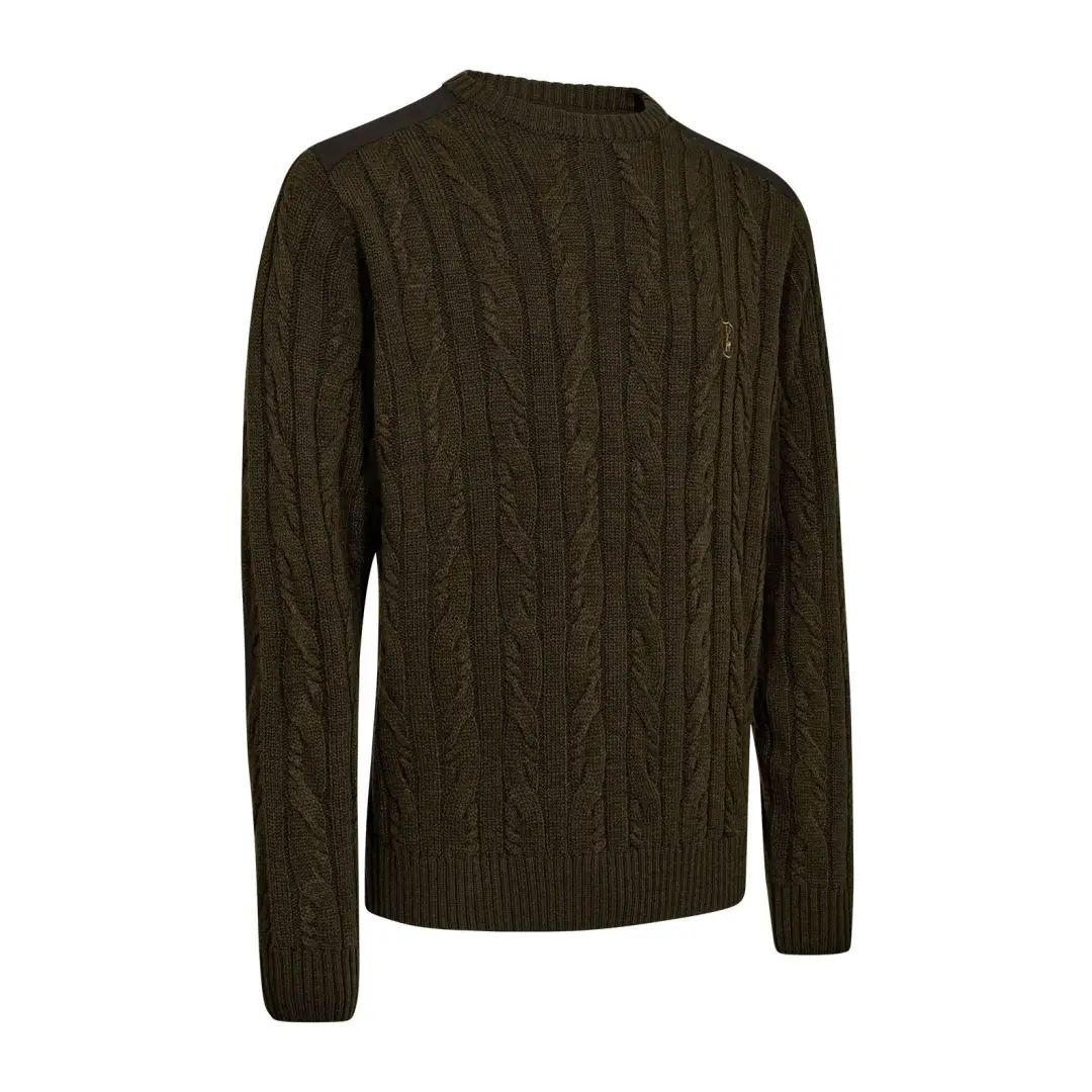 Deerhunter Randall O-Neck Cable Knit Jumper