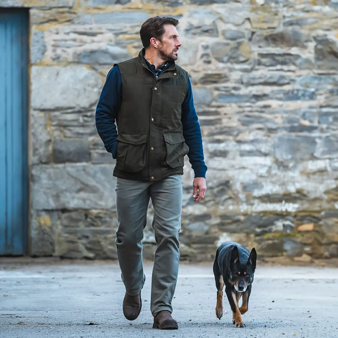 Hoggs Of Fife Glenbervie Quilted Gilet - Image 4