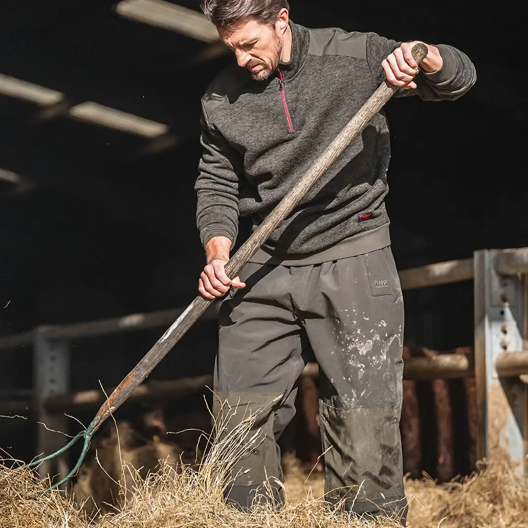 Hoggs Of Fife Green King II 1/4 Zip Knit - Image 4