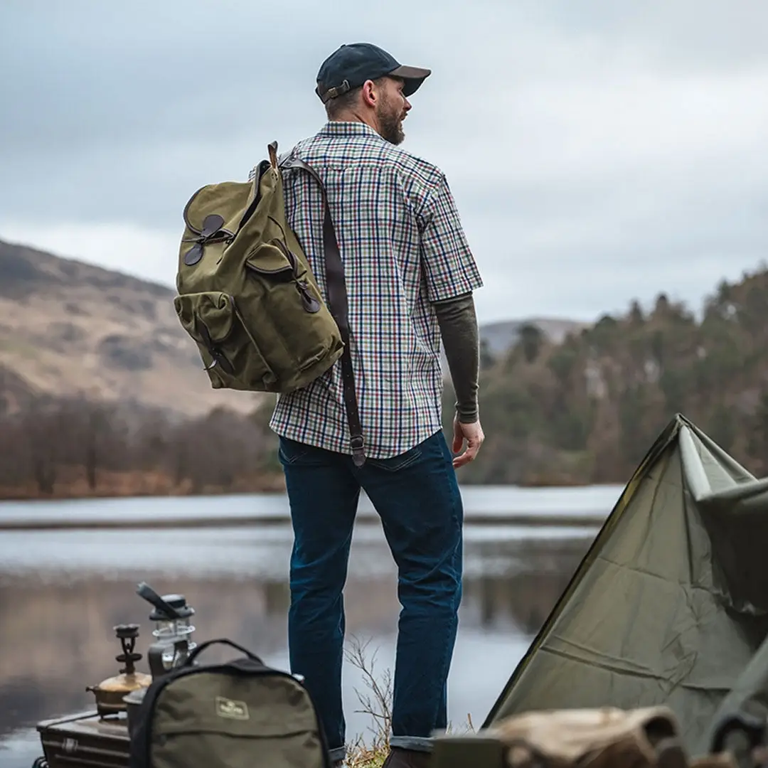 Hoggs Of Fife Aberdour Short Sleeve Checked Shirt - Image 2