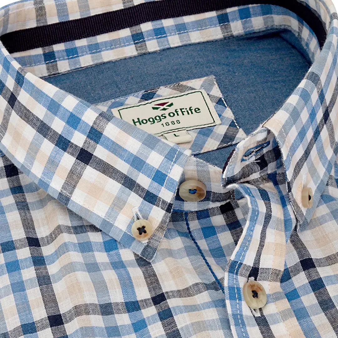 Hoggs Of Fife Aberdour Short Sleeve Checked Shirt - Image 3