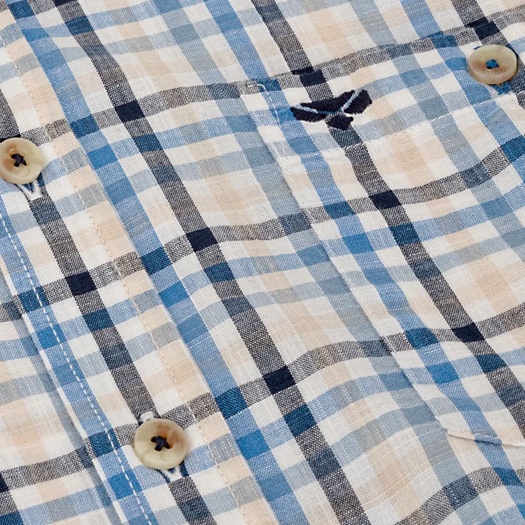 Hoggs Of Fife Aberdour Short Sleeve Checked Shirt - Image 5