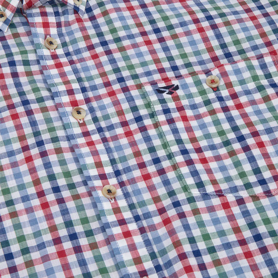Hoggs Of Fife Aberdour Short Sleeve Checked Shirt - Image 2