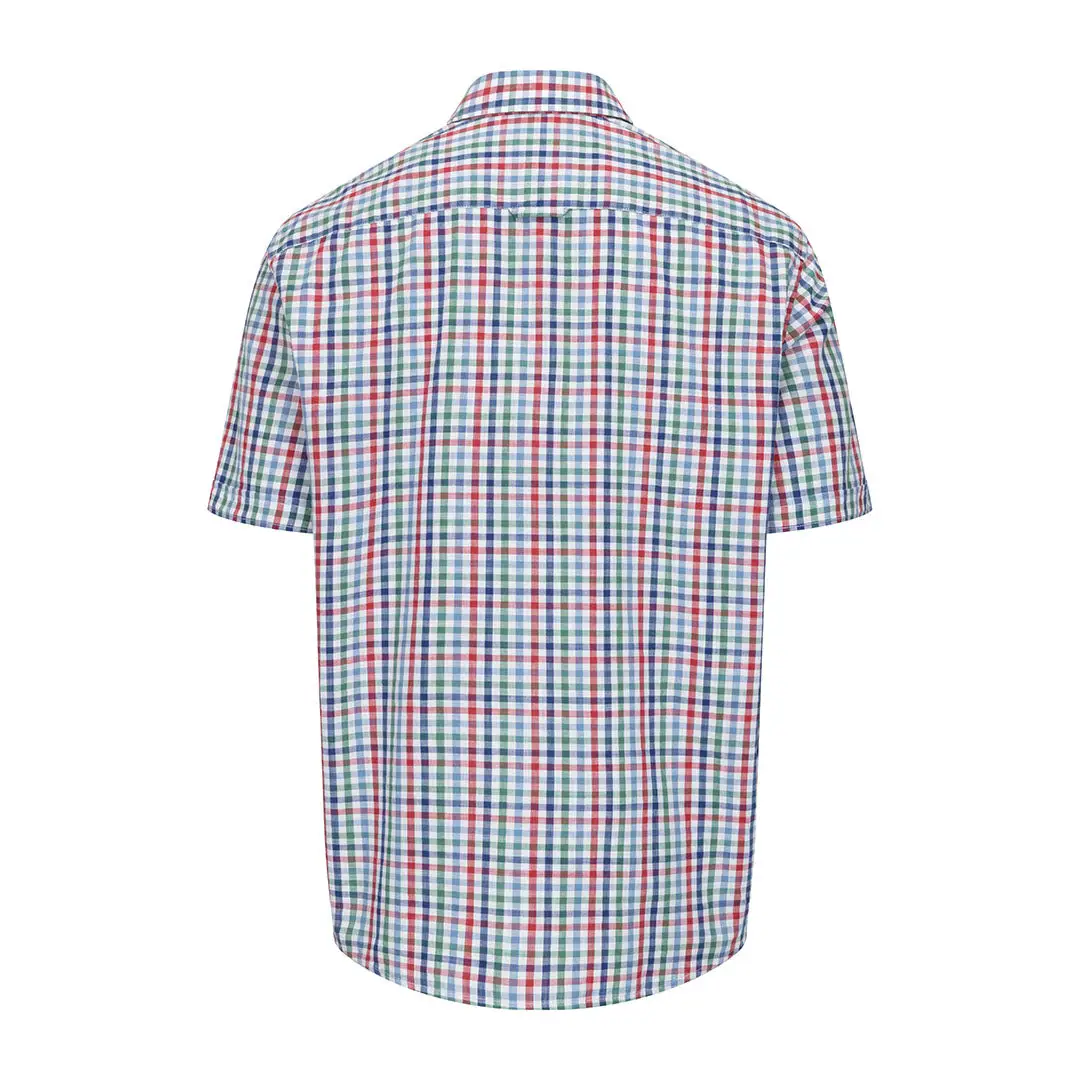 Hoggs Of Fife Aberdour Short Sleeve Checked Shirt - Image 3