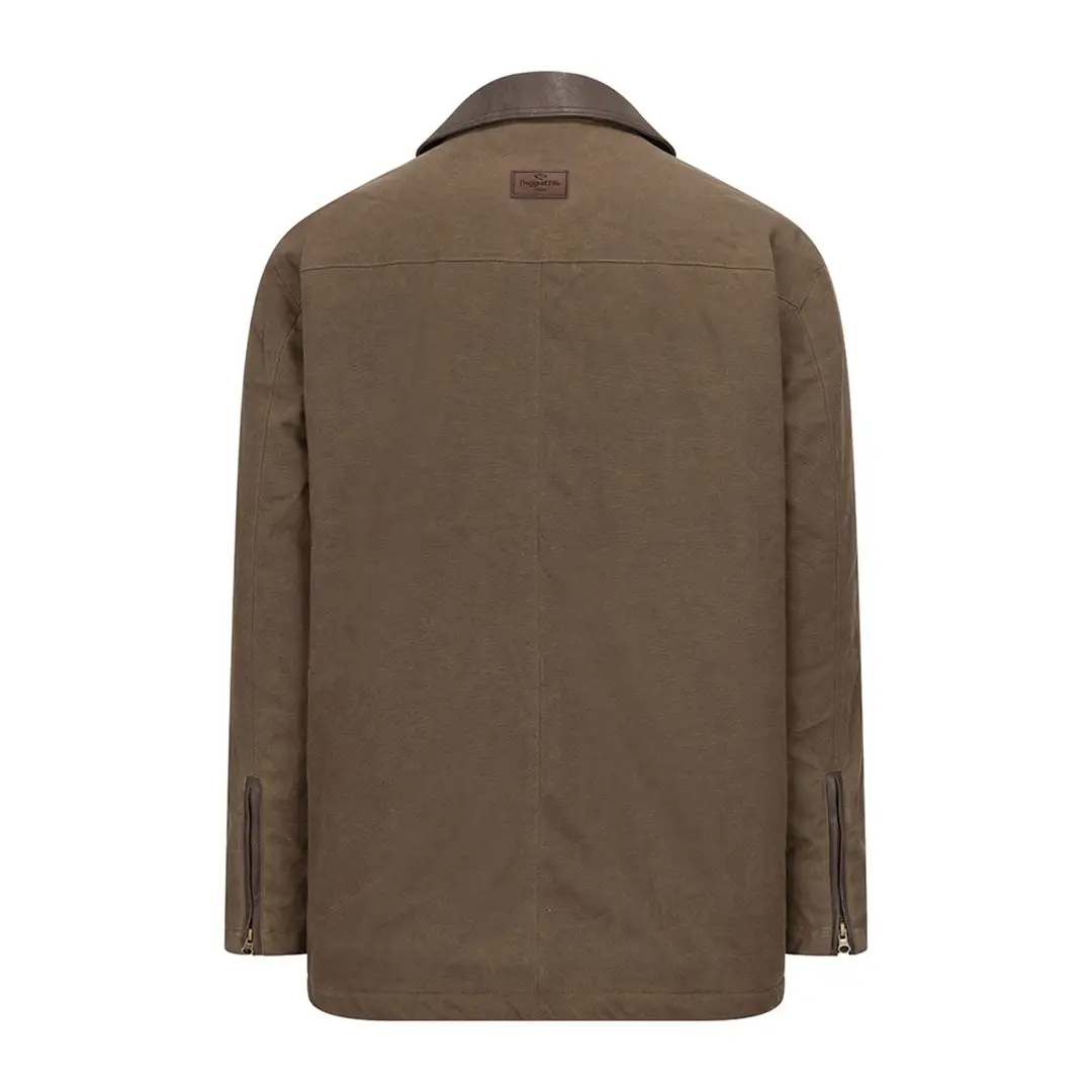 Hoggs of Fife Balerno Waxed Canvas Barn Coat - Image 3