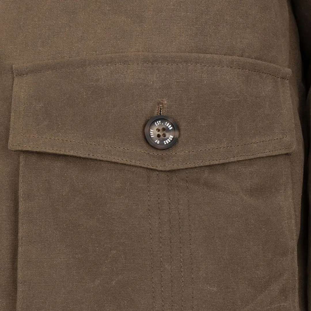 Hoggs of Fife Balerno Waxed Canvas Barn Coat - Image 5