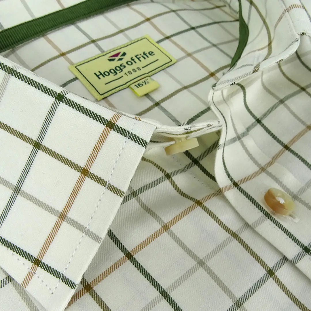 Hoggs Of Fife Balmoral Luxury Tattersall Shirt - Image 3
