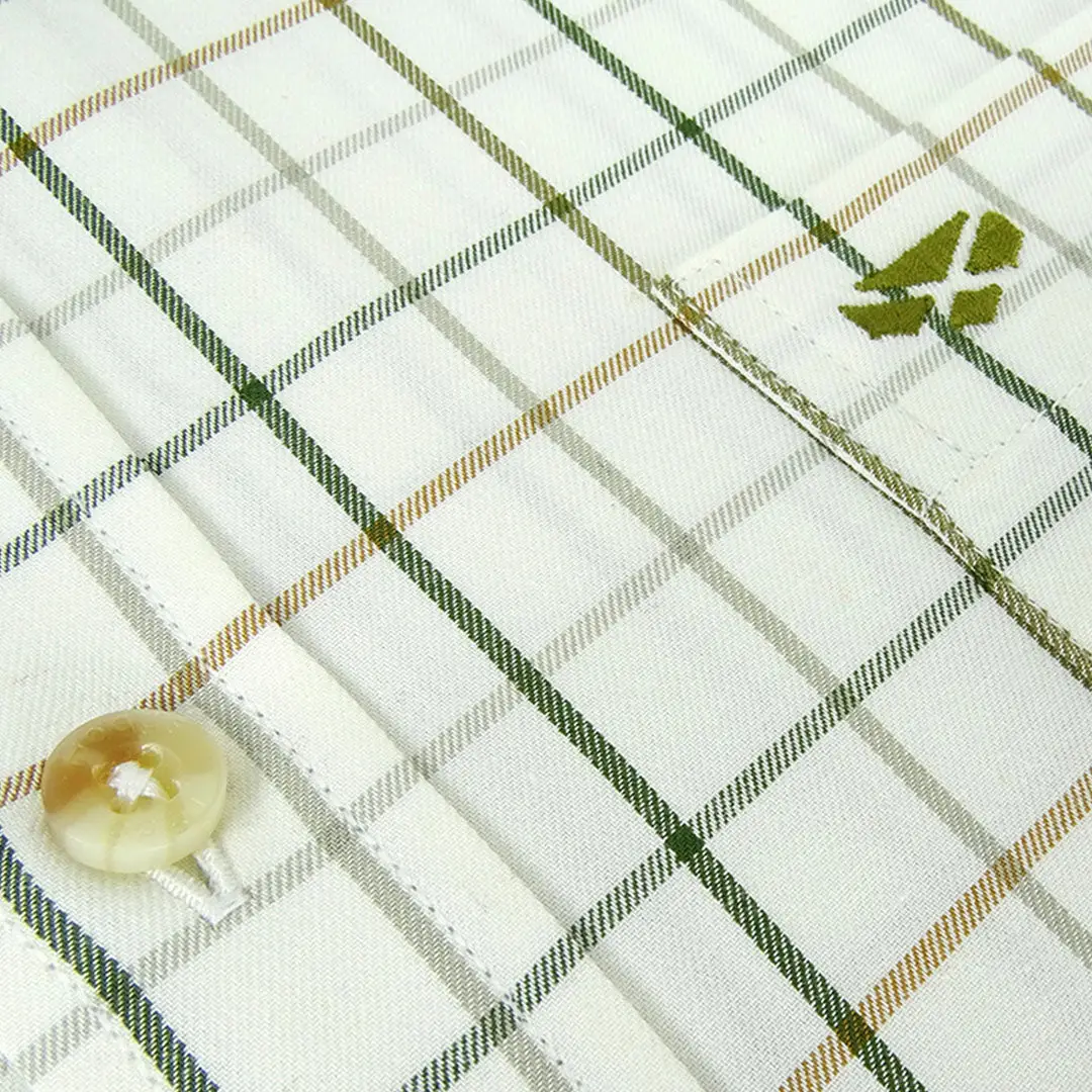 Hoggs Of Fife Balmoral Luxury Tattersall Shirt - Image 5