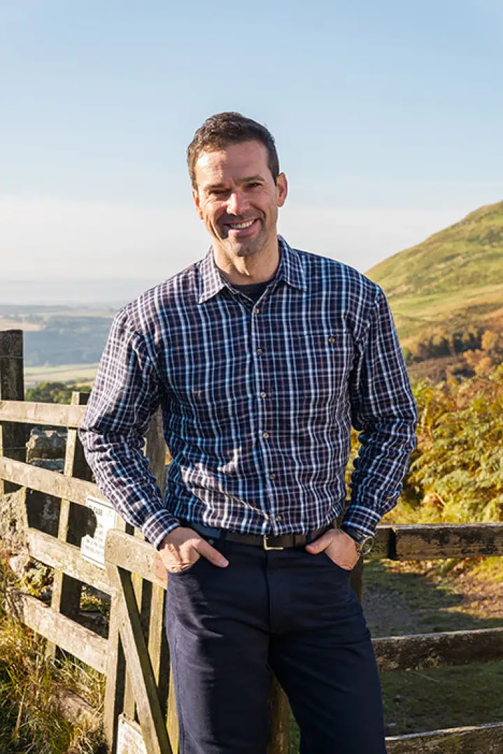 Hoggs Of Fife Bark Fleece Lined Shirt - Image 2