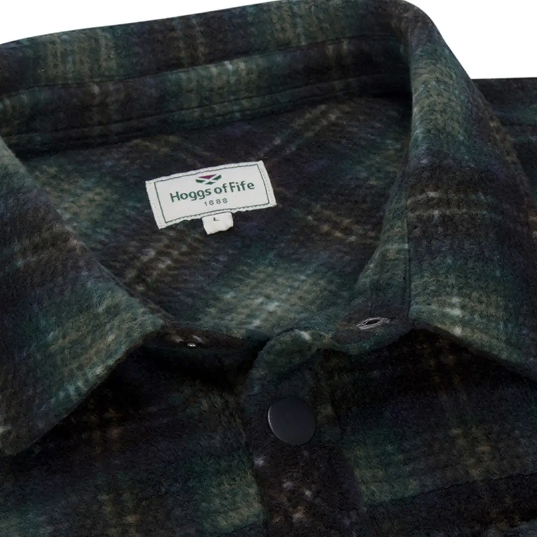 Hoggs of Fife Broxburn Fleece Shacket - Image 2