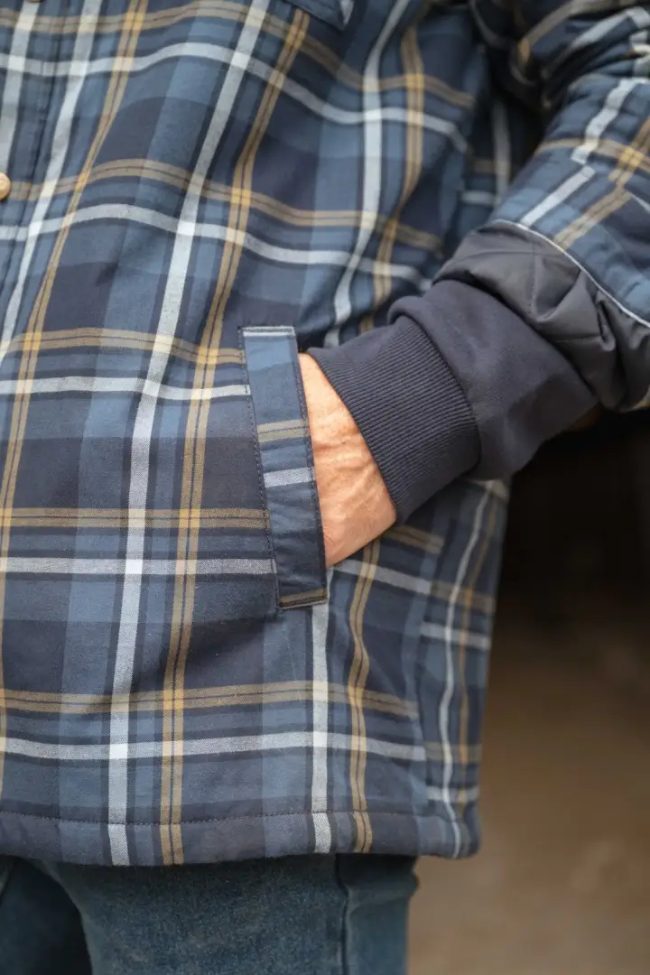 Hoggs of Fife Brunton Sherpa Lined Shacket - Image 6