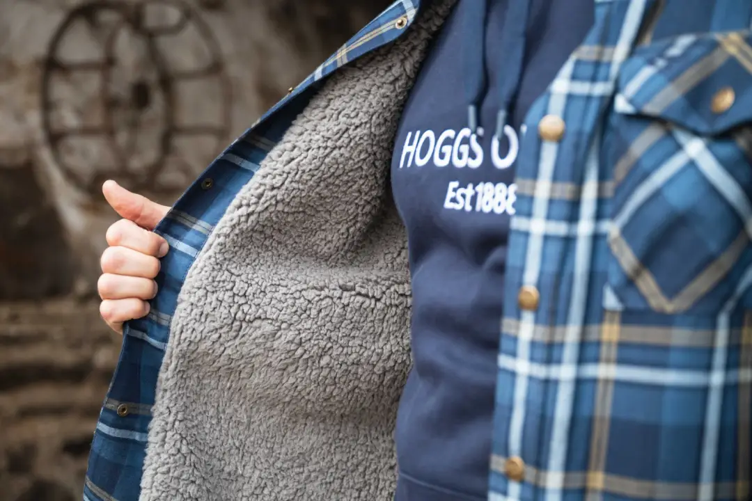 Hoggs of Fife Brunton Sherpa Lined Shacket - Image 8
