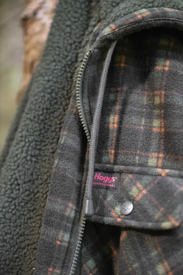 Hoggs of Fife Caithness Hooded Fleece Shacket - Image 2