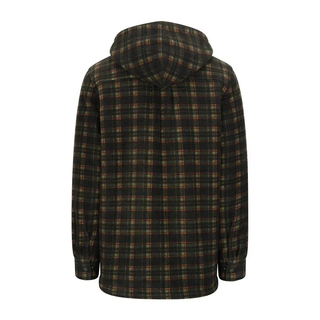 Hoggs of Fife Caithness Hooded Fleece Shacket - Image 3