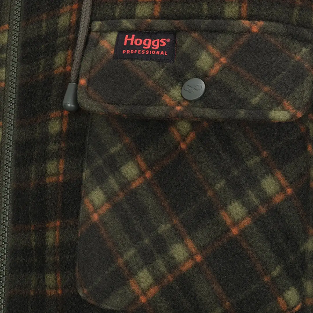 Hoggs of Fife Caithness Hooded Fleece Shacket - Image 4