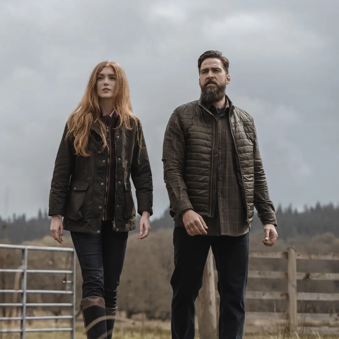 Hoggs of Fife Caledonia Ladies Wax Jacket - Image 2