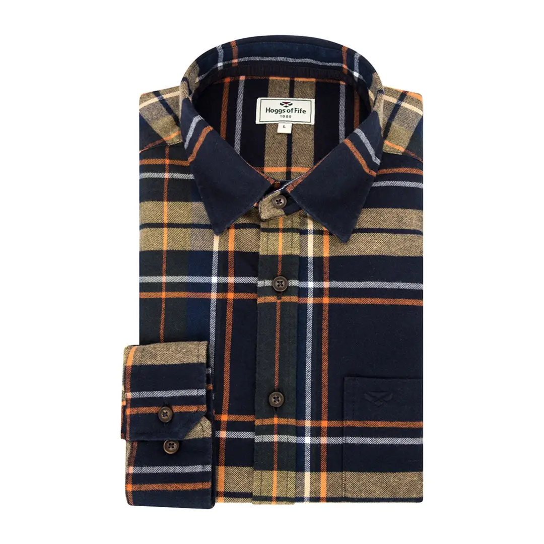 Hoggs of Fife Coll Cotton Twill Check Shirt - Image 3