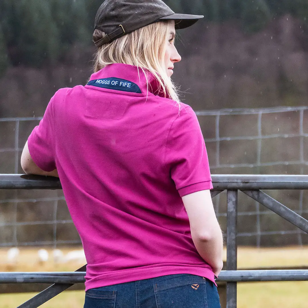 Hoggs of Fife Cora Ladies Pique Polo Shirt - Image 2