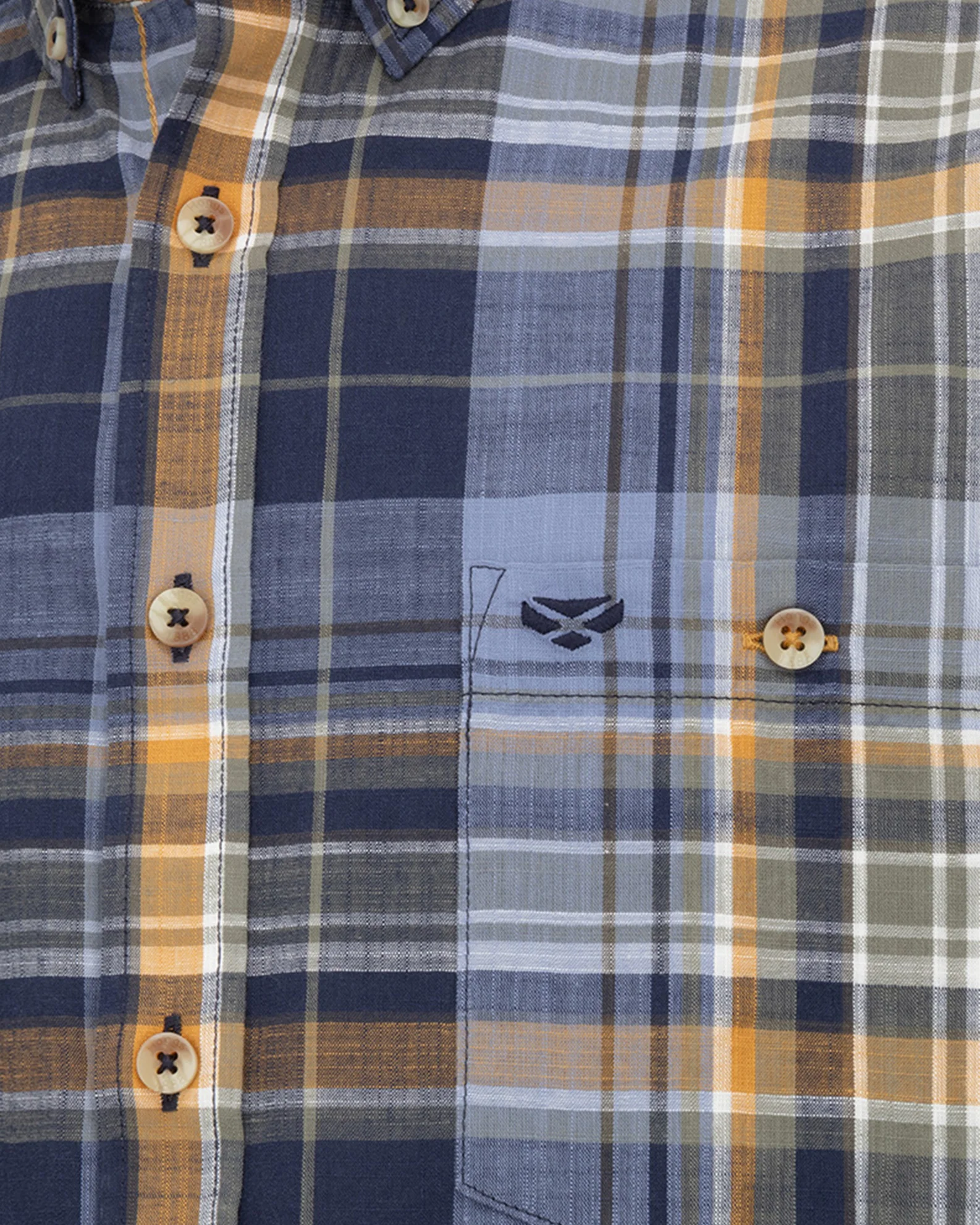 Hoggs of Fife Crail Lightweight Check Shirt - Image 3