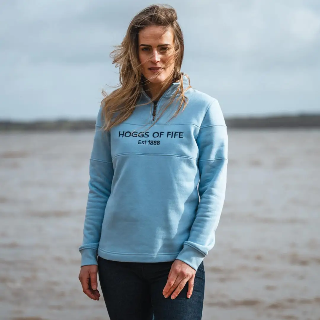 Hoggs Of Fife Dumfries 1888 Ladies 1/4 Zip Sweatshirt - Image 3