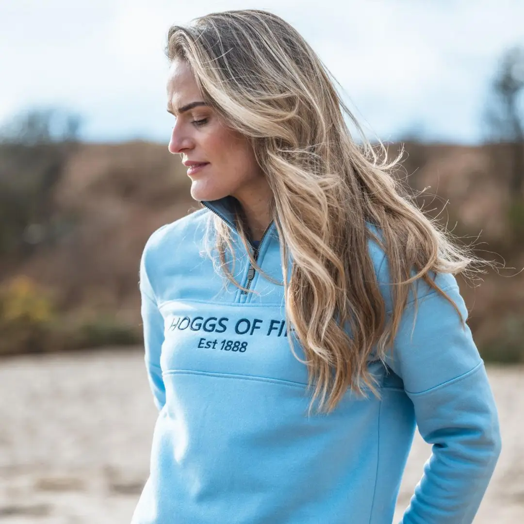 Hoggs Of Fife Dumfries 1888 Ladies 1/4 Zip Sweatshirt - Image 4