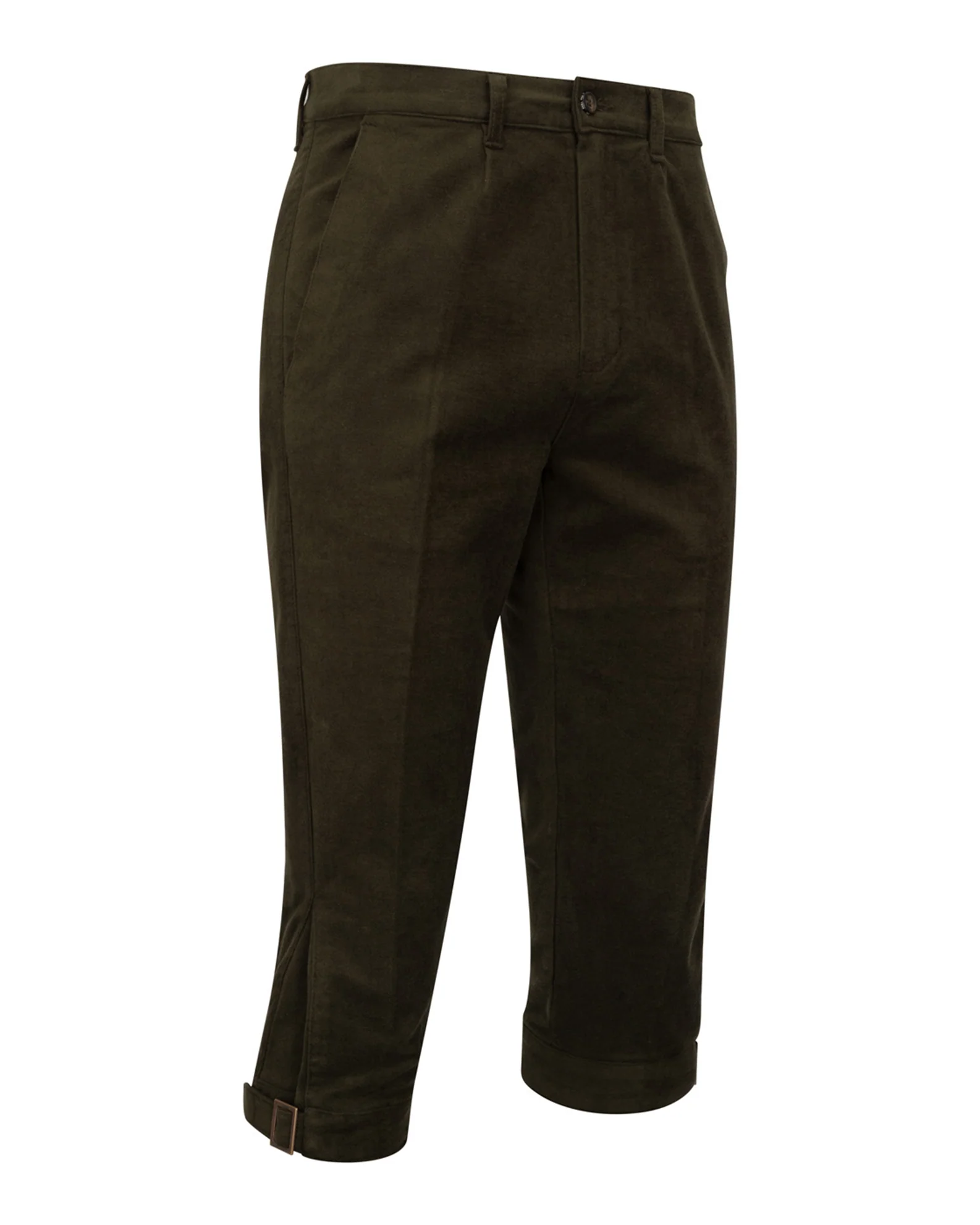 Hoggs of Fife Durness Moleskin Breeks - Olive Green