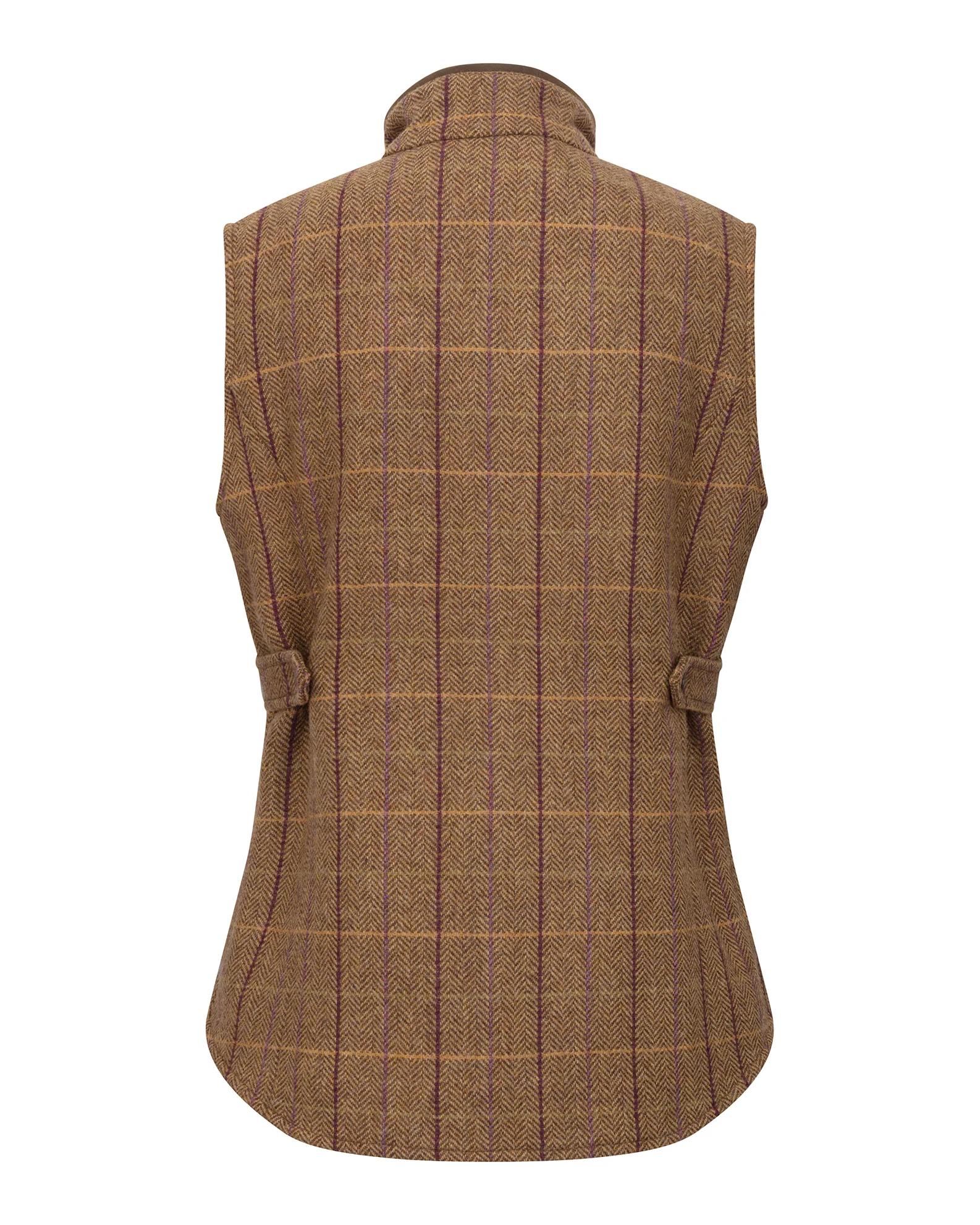 Hoggs of Fife Eden Ladies Technical Tweed Gilet - Image 2