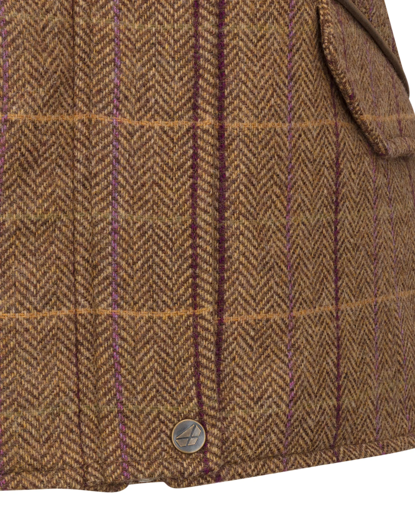 Hoggs of Fife Eden Ladies Technical Tweed Gilet - Image 3