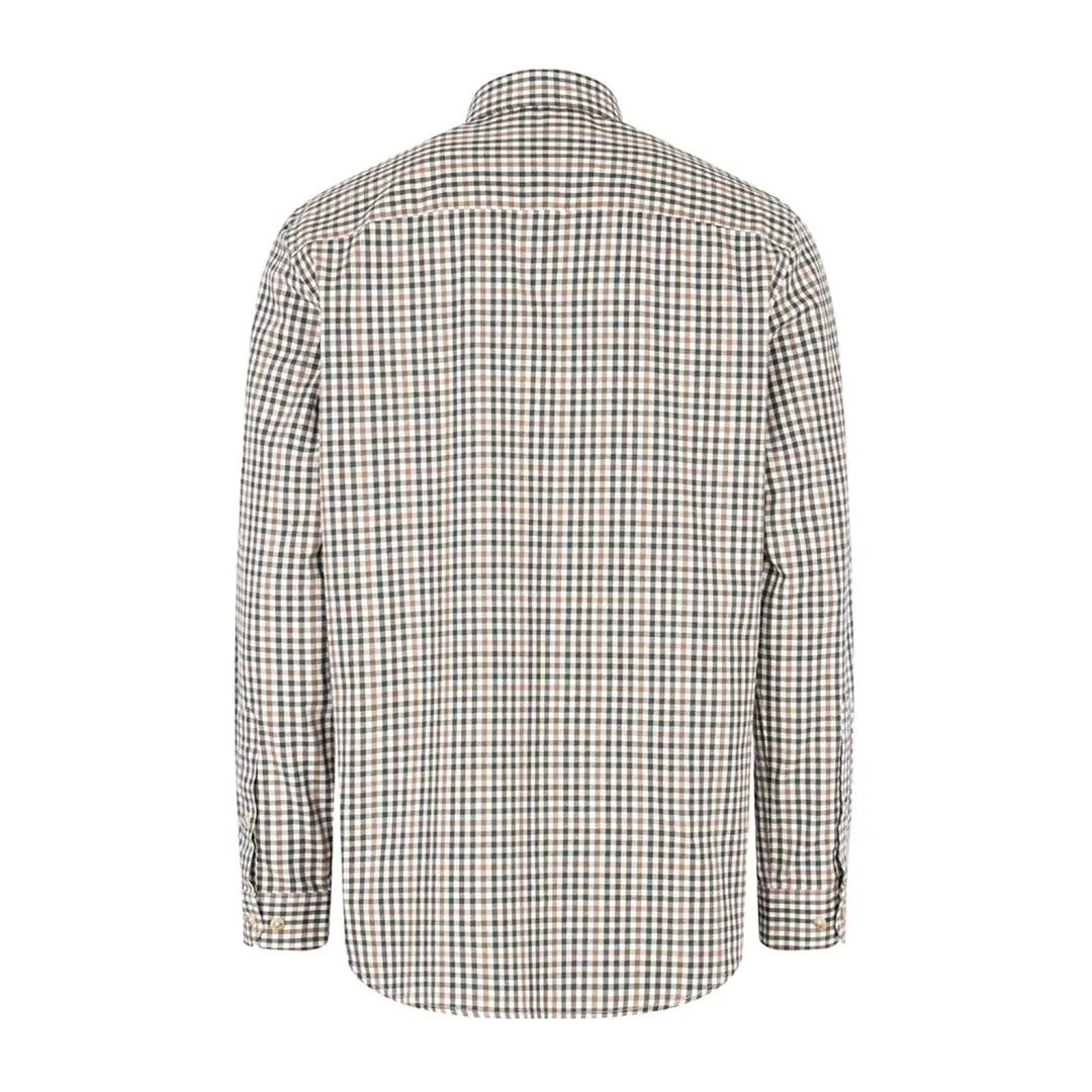 Hoggs of Fife Garvock Cotton Twill Herringbone Check Shirt - Image 3