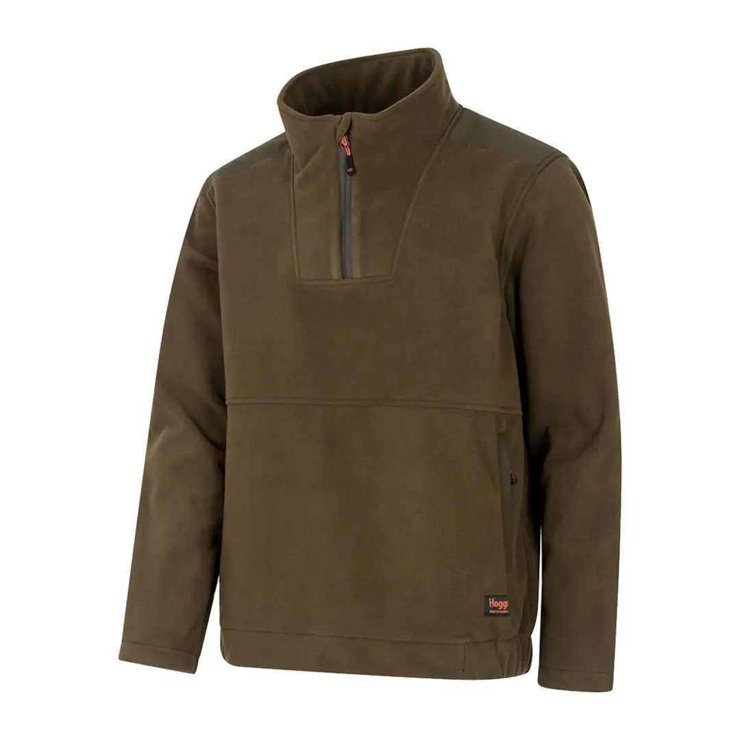 Hoggs of Fife Green King II 1/4 Zip Bonded Fleece