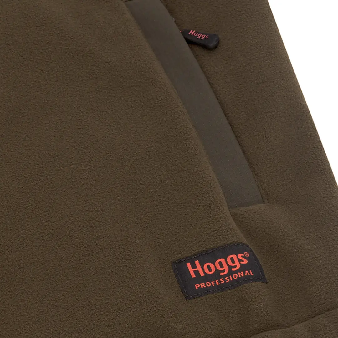 Hoggs of Fife Green King II 1/4 Zip Bonded Fleece - Image 3