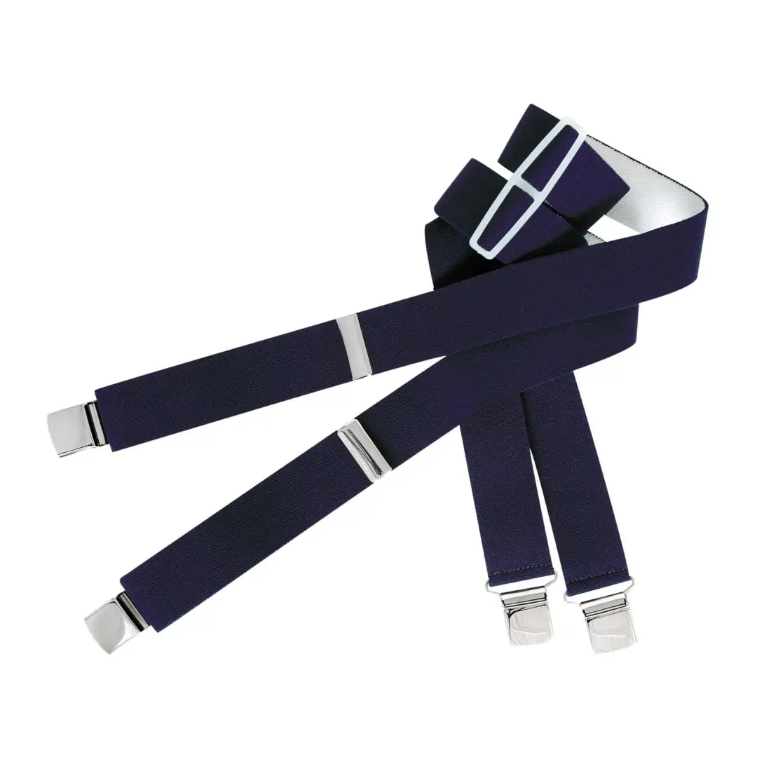 Hoggs of Fife Heavy Duty Braces Navy - Image 2