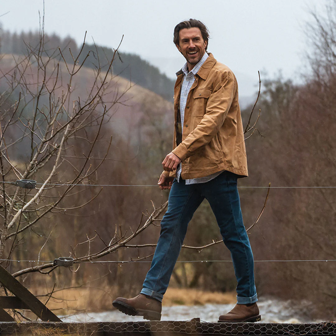 Hoggs of Fife Huntly Waxed Canvas Utility Overshirt - Image 3