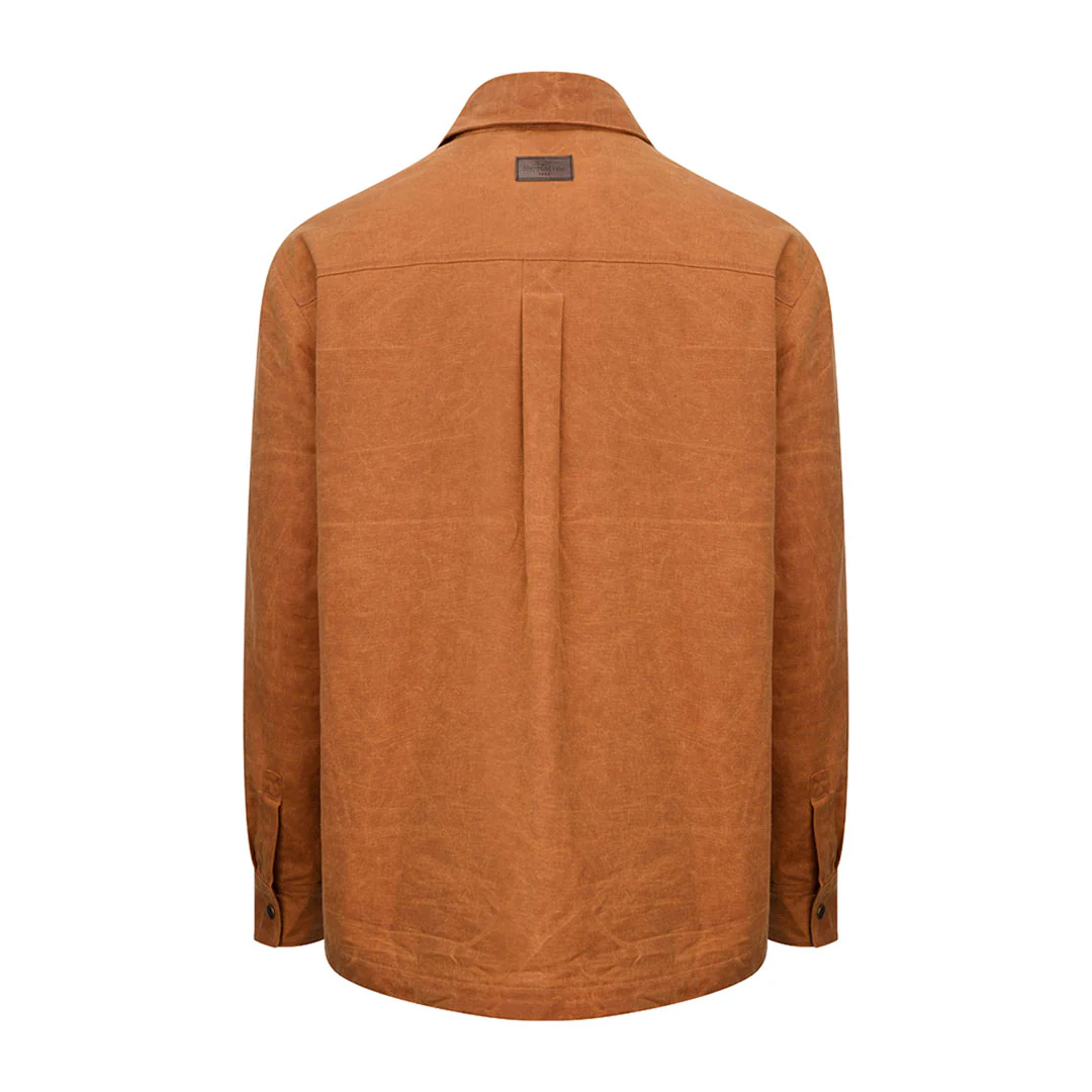 Hoggs of Fife Huntly Waxed Canvas Utility Overshirt - Image 4