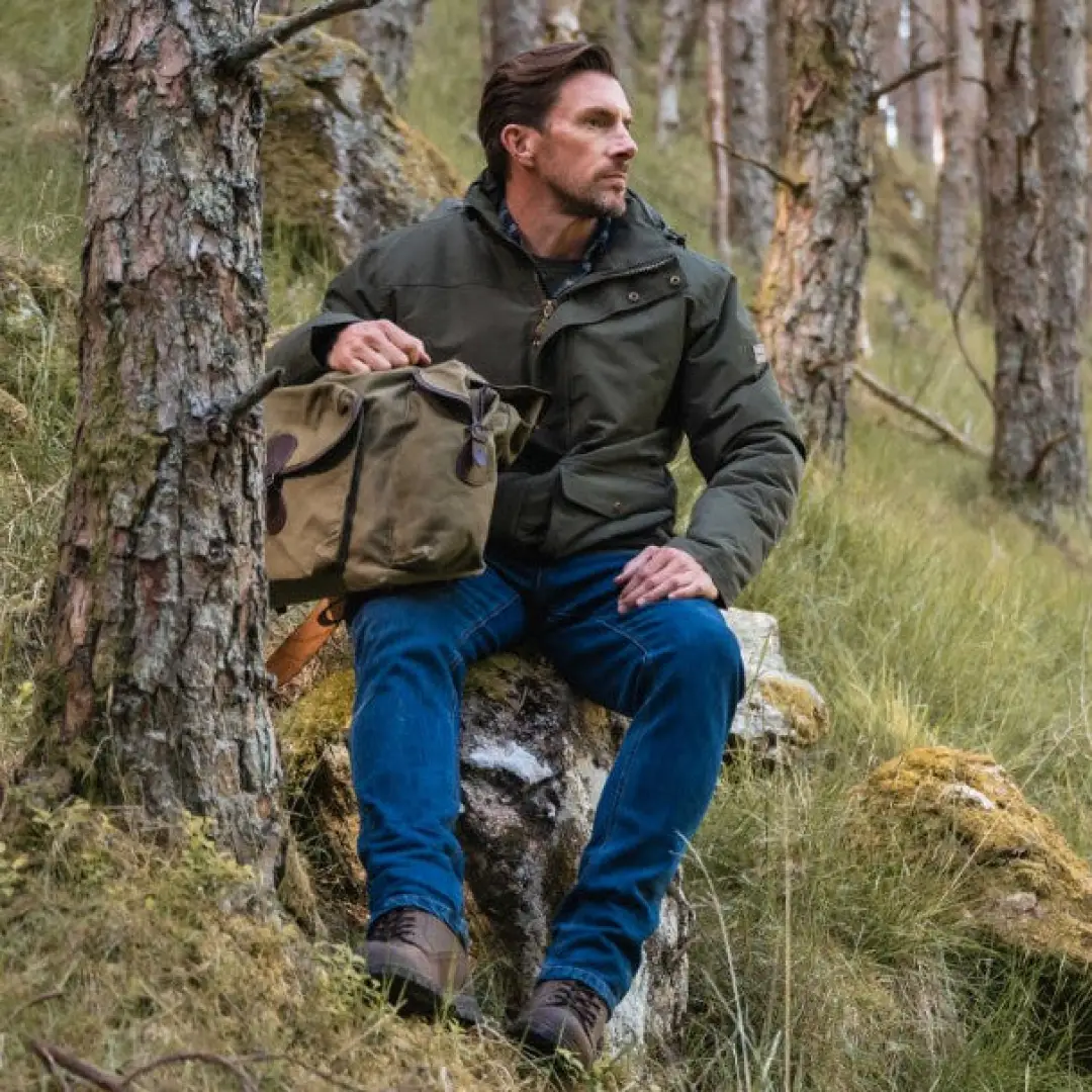 Hoggs of Fife Kelso Waterproof Gents Wax Jacket - Image 2