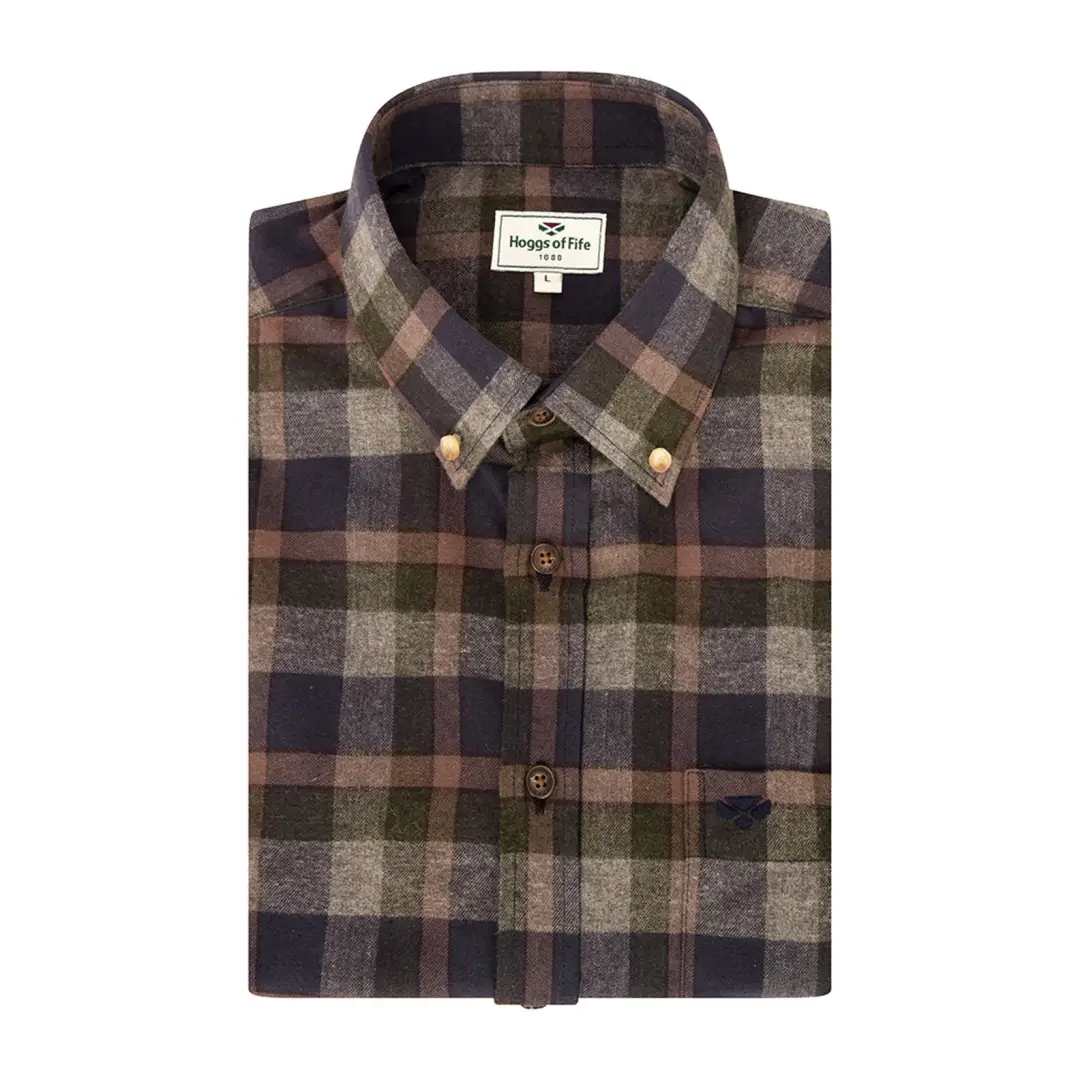 Hoggs of Fife Kirkwall Brushed Flannel Check Shirt - Image 3