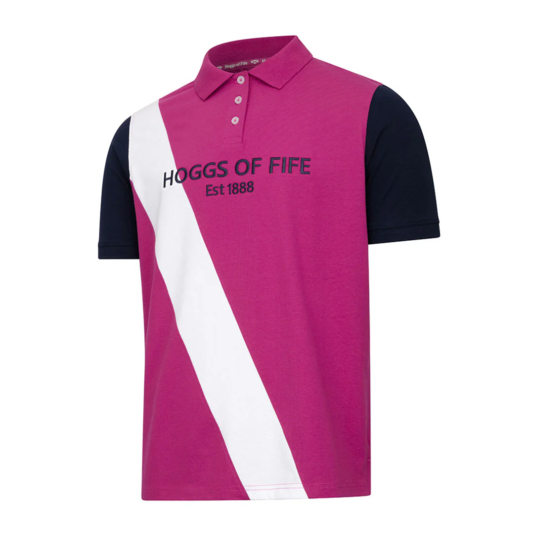 Hoggs Of Fife Ladies Abbey Sash Jersey Polo