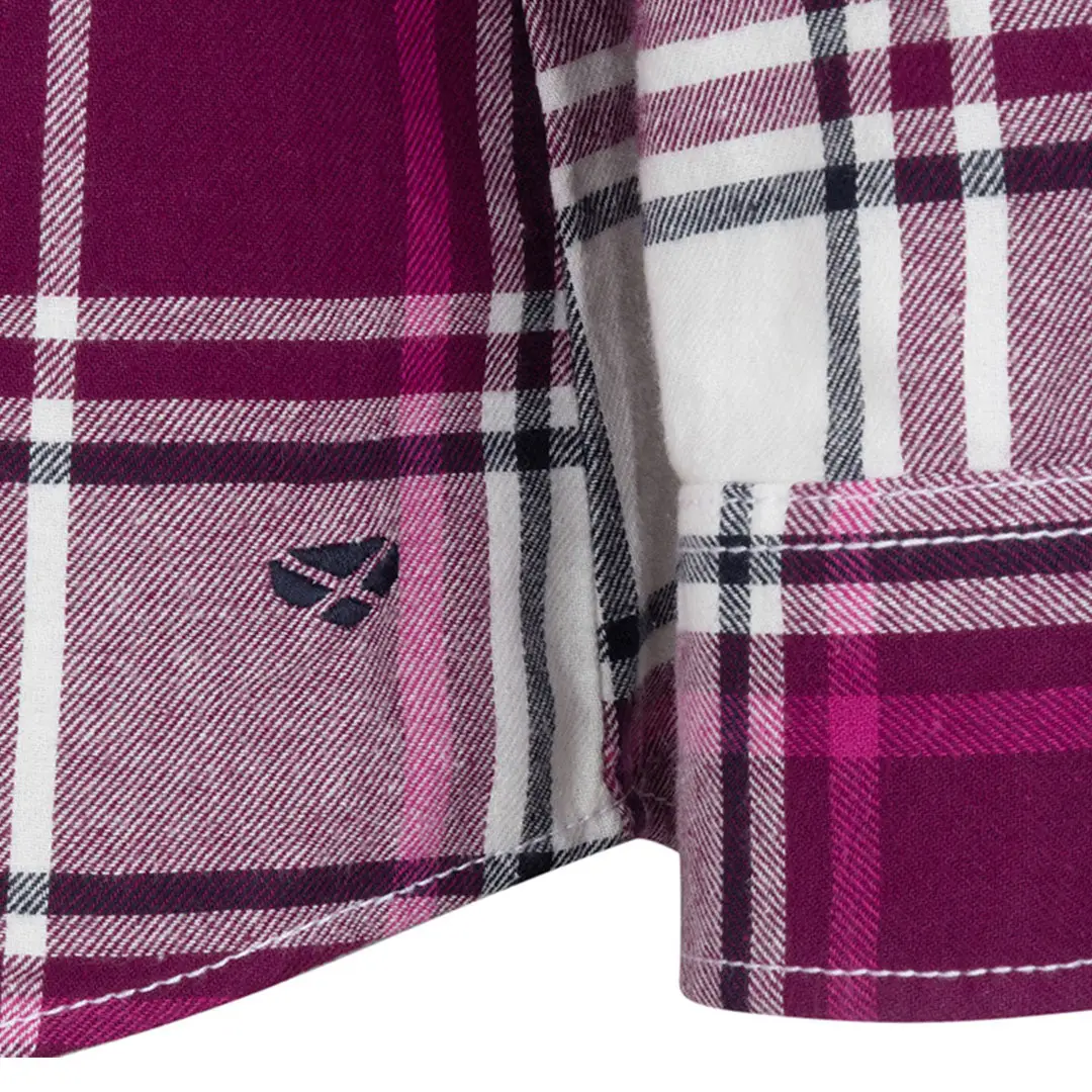 Hoggs of Fife Ladies Caitlyn Oversized Flannel Shirt - Image 4