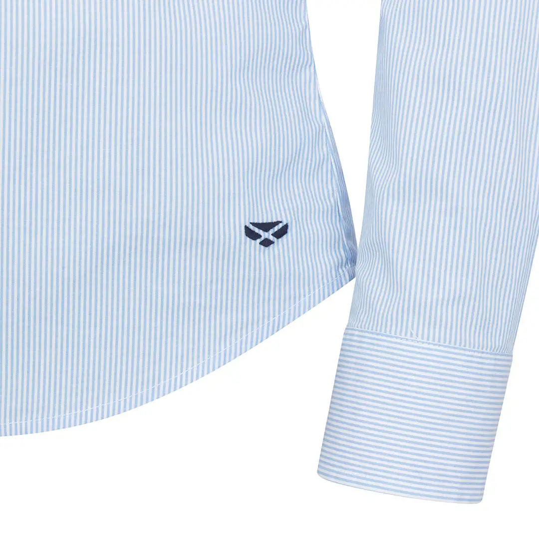 Hoggs of Fife Ladies Ingliston Stretch Stripe Shirt - Image 2