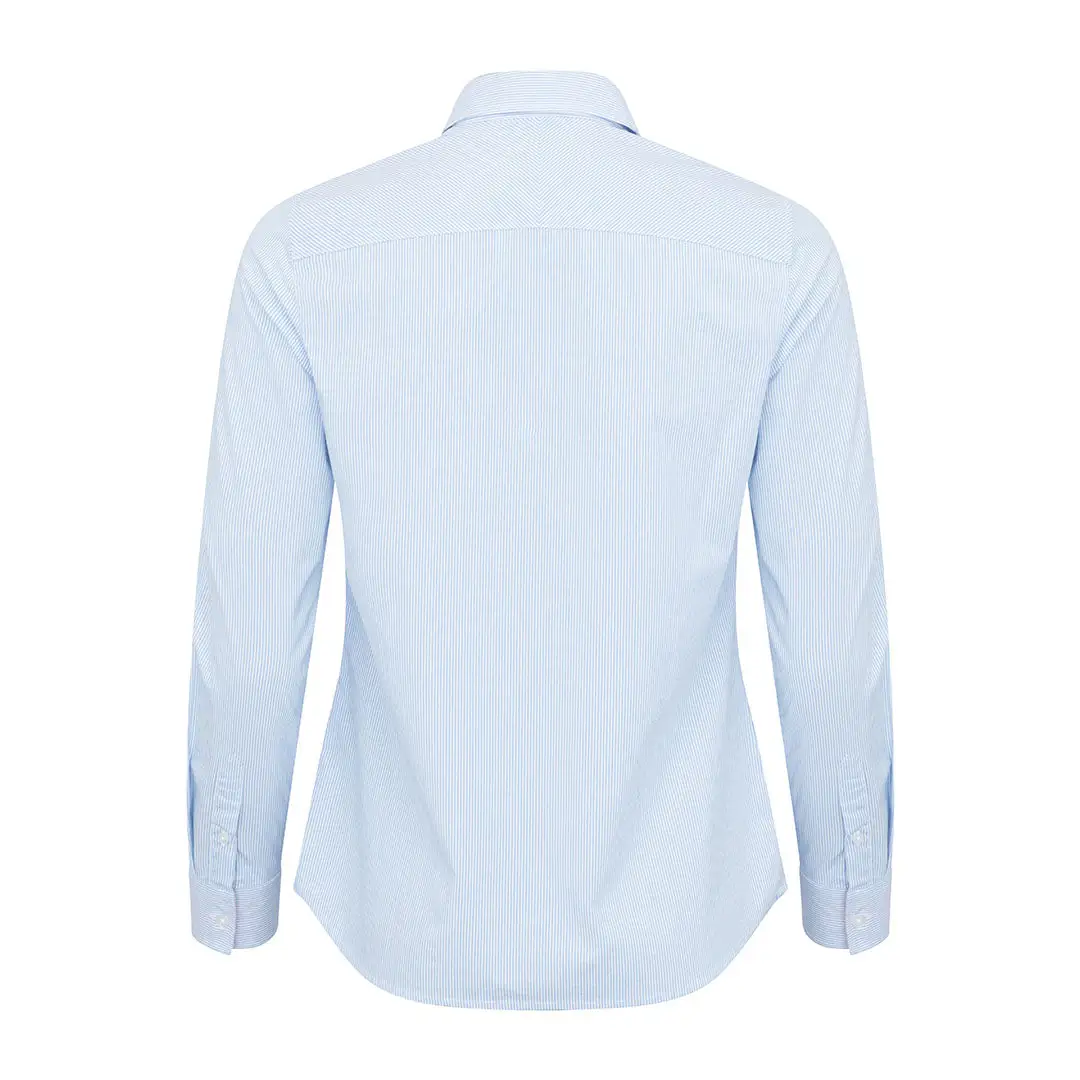 Hoggs of Fife Ladies Ingliston Stretch Stripe Shirt - Image 3