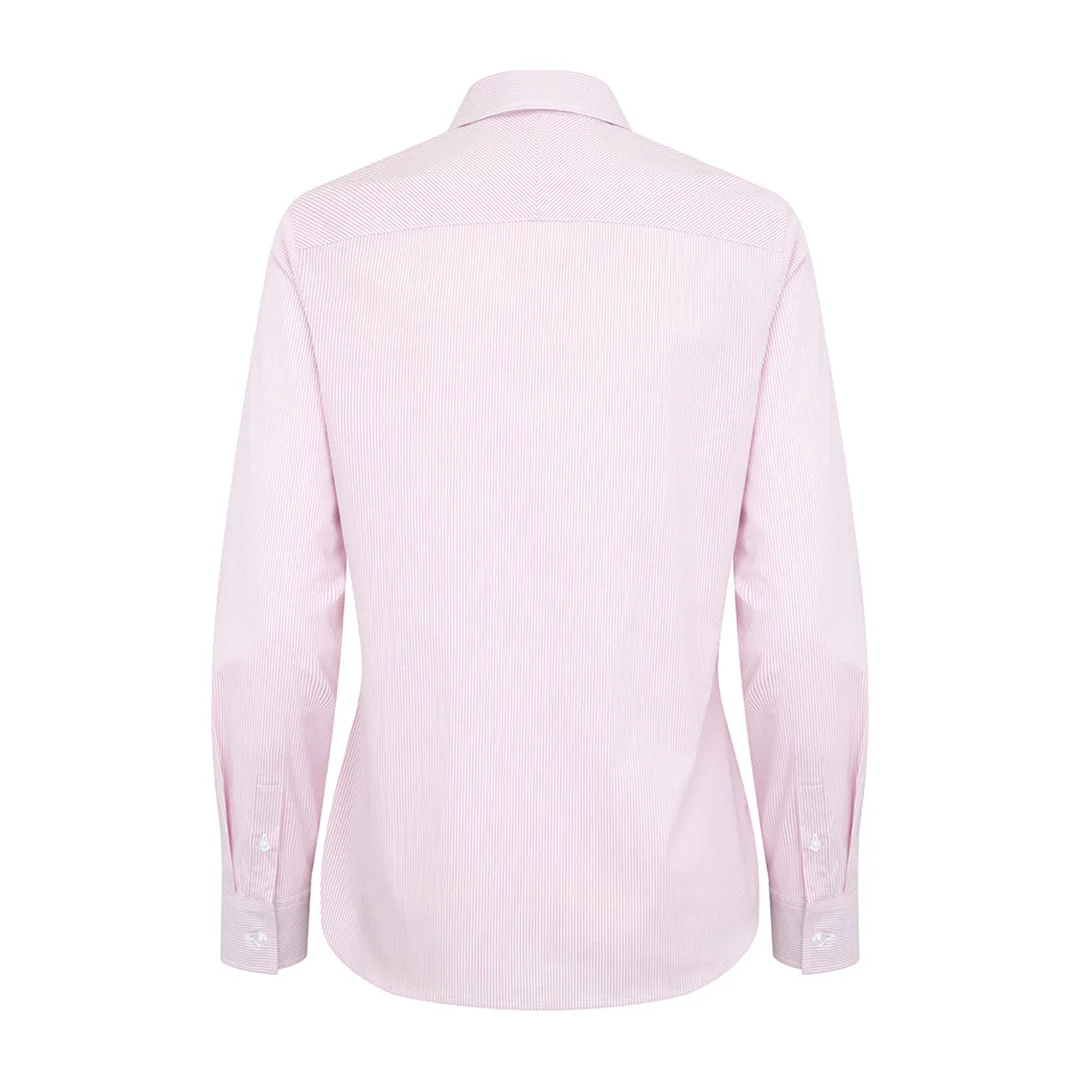 Hoggs of Fife Ladies Ingliston Stretch Stripe Shirt - Image 3