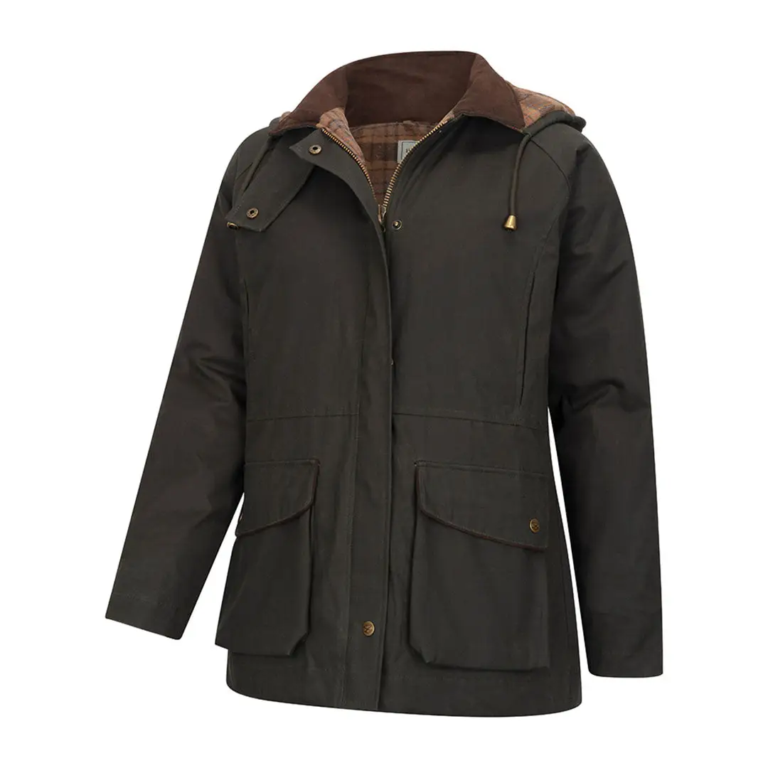 Hoggs of Fife Ladies Kelso Waterproof Wax Jacket