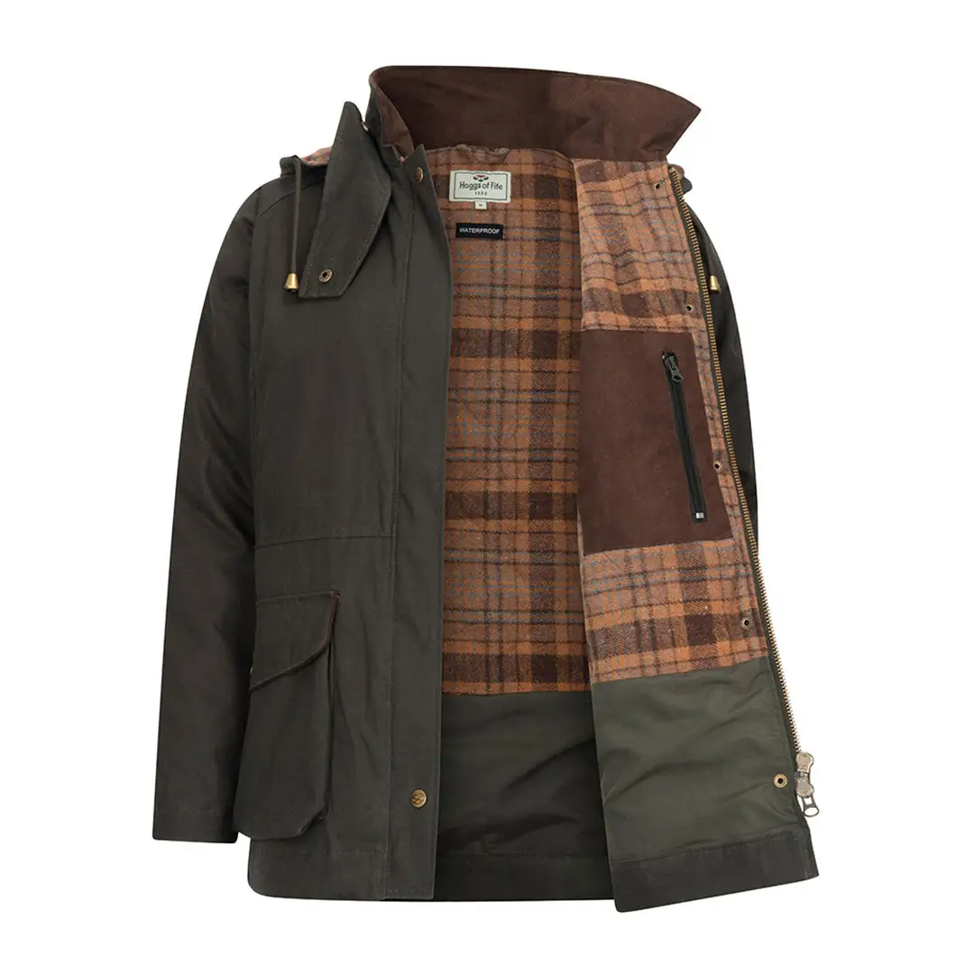 Hoggs of Fife Ladies Kelso Waterproof Wax Jacket - Image 3