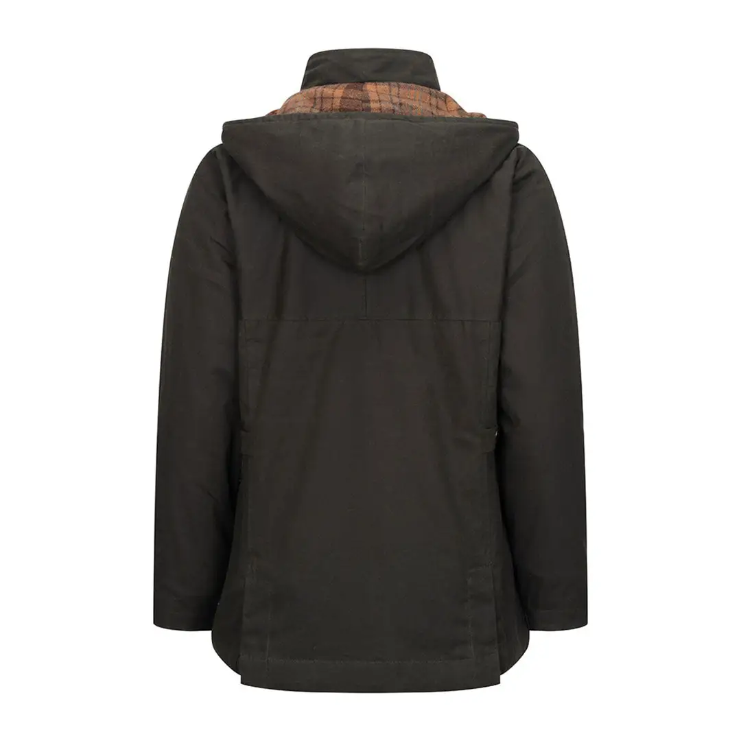 Hoggs of Fife Ladies Kelso Waterproof Wax Jacket - Image 5