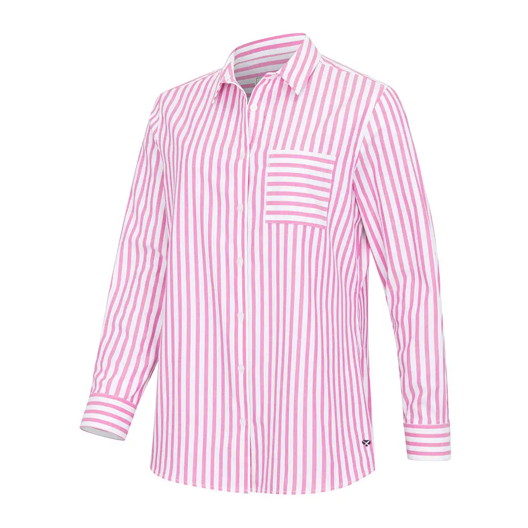 Hoggs of Fife Ladies Sophia Oversized Stripe Shirt