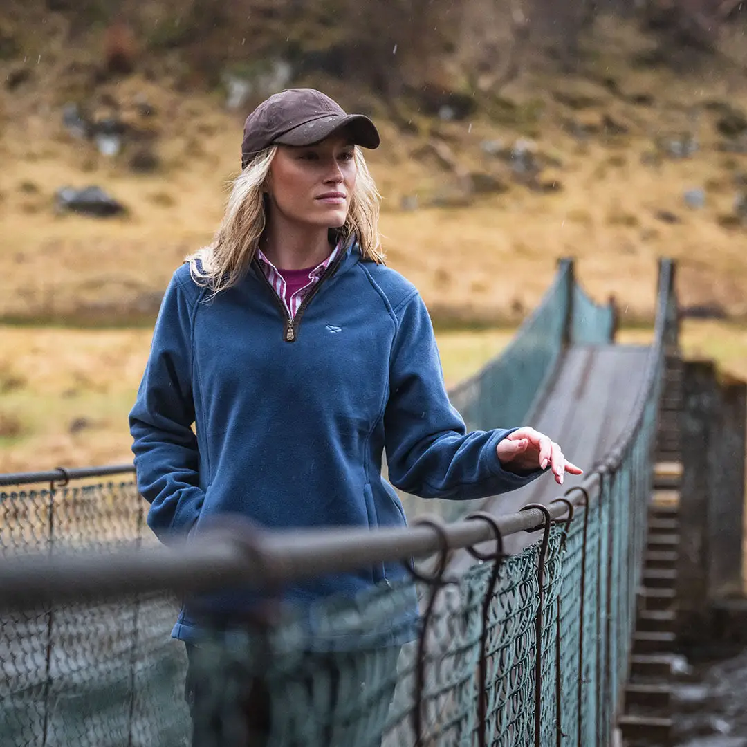 Hoggs of Fife Ladies Stenton 1/4 Zip Fleece - Image 2