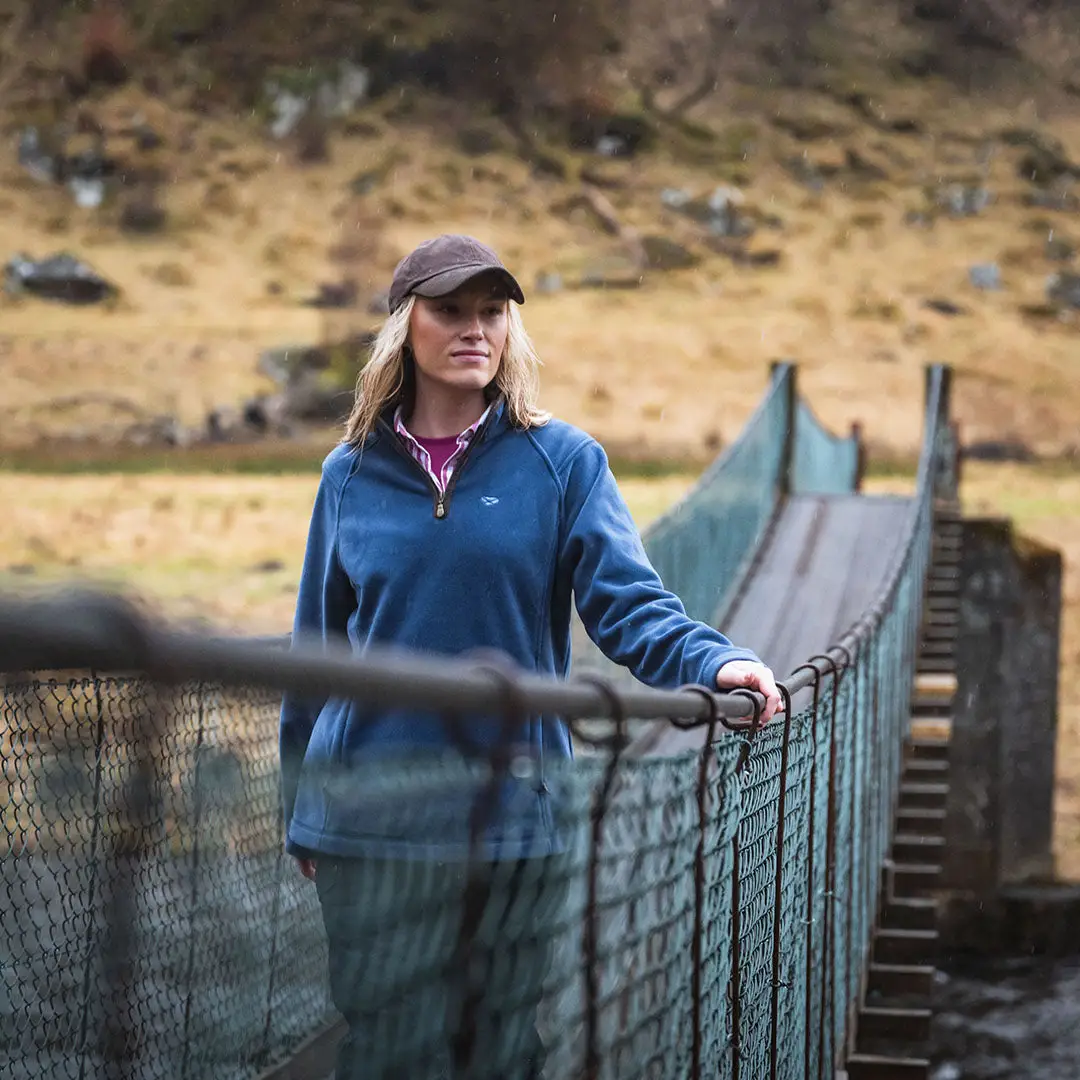 Hoggs of Fife Ladies Stenton 1/4 Zip Fleece - Image 4