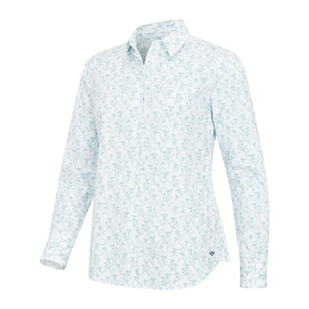 Hoggs of Fife Ladies Thistle Print Shirt