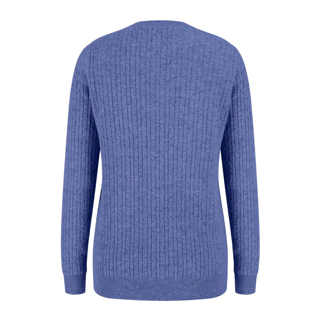 Hoggs of Fife Lauder Ladies Cable Pullover - Image 2