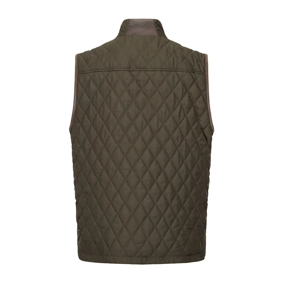 Hoggs of Fife Lindores Gents Quilted Gilet - Image 2